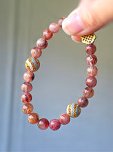 Load image into Gallery viewer, Red Rutilated Quartz Bracelet - 9mm #1