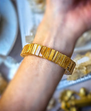 將圖片載入圖庫檢視器 Golden Rutilated Quartz Bracelet - High Grade 34g #398