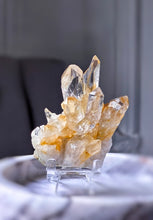 Load image into Gallery viewer, High Grade Golden Healer Quartz Cluster on Stand - mini 78g #71