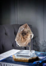 Load image into Gallery viewer, Record Keeper Smoky Quartz x Golden Rutilated - High Grade 324g #104