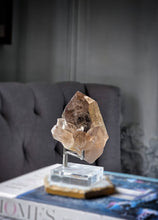Load image into Gallery viewer, Record Keeper Smoky Quartz x Golden Rutilated - High Grade 324g #104