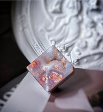 이미지를 갤러리 뷰어에 로드 , Druzy Pink & Blue Agate Cube - 211g #410