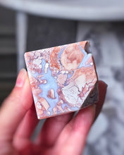 이미지를 갤러리 뷰어에 로드 , Druzy Pink & Blue Agate Cube - 171g #436