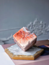 Load image into Gallery viewer, Druzy Pink & Blue Agate Cube - 166g #443