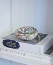 이미지를 갤러리 뷰어에 로드 , Green Chlorite Flower Agate Bowl / Jewellery Bowl - small 262g #391