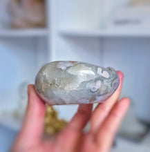 이미지를 갤러리 뷰어에 로드 , Green Chlorite Flower Agate Bowl / Jewellery Bowl - small 262g #391