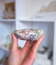 이미지를 갤러리 뷰어에 로드 , Green Chlorite Flower Agate Bowl / Jewellery Bowl - small 262g #391