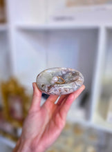 이미지를 갤러리 뷰어에 로드 , Green Chlorite Flower Agate Bowl / Jewellery Bowl - small 262g #391