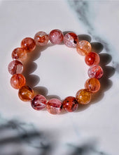 Cargar imagen en el visor de la galería, | High Grade | Golden Healer x Red Hematoid Quartz Bracelet - 51g / 15mm #381