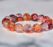 Load image into Gallery viewer, | High Grade | Golden Healer x Red Hematoid Quartz Bracelet - 56g / 14mm #383