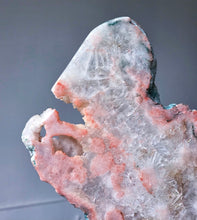 Load image into Gallery viewer, Pink Amethyst Slab on Black Stand - 1kg #70