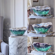 이미지를 갤러리 뷰어에 로드 , Large Mexican Fluorite Bowl - 5.1kg #321