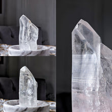 Load image into Gallery viewer, Lemurian Seed Clear Quartz - Self-standing 411g #337