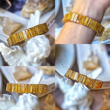 將圖片載入圖庫檢視器 Golden Rutilated Quartz Bracelet - High Grade 34g #398