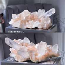 將圖片載入圖庫檢視器 Large Pink Himalayan Quartz Cluster - 3.15kg #490