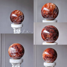 이미지를 갤러리 뷰어에 로드 , Large Fire Quartz / Red Hematoid Quartz Sphere - 1.5kg #24