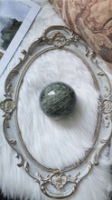Load and play video in Gallery viewer, Green Strawberry x Epidote Quartz Sphere - 750g #47