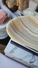 비디오를 갤러리 뷰어 Large Zebra Calcite Bowl - 3.2kg #1에 로드 및 재생