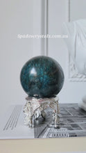 비디오를 갤러리 뷰어 Blue Apatite Sphere - 420g #68에 로드 및 재생
