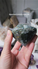비디오를 갤러리 뷰어 Moss Agate Diamond - 211g #22에 로드 및 재생
