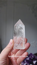 비디오를 갤러리 뷰어 Clear Quartz Tower - small 92g #933에 로드 및 재생