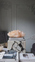 비디오를 갤러리 뷰어 Large Peach Himalayan Quartz Cluster - 6.5kg High Grade #127에 로드 및 재생