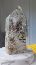 Load and play video in Gallery viewer, Garden Quartz / Lodolite Tower - 894g #174