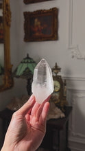 Load and play video in Gallery viewer, Lemurian Seed Clear Quartz - 158g #347
