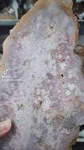 비디오를 갤러리 뷰어 Large Pink Amethyst Flower Agate Slab - 1.71kg #2에 로드 및 재생