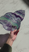 비디오를 갤러리 뷰어 40% OFF | Rainbow Fluorite Bowl - Matte 1.65kg #133 (minor damage)에 로드 및 재생