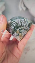 비디오를 갤러리 뷰어 Moss Agate Diamond - 181g #44에 로드 및 재생