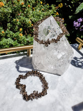 이미지를 갤러리 뷰어에 로드 , Smokey Quartz Chip Bracelet