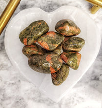 이미지를 갤러리 뷰어에 로드 , Unakite Tumbled Stones