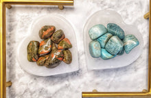 이미지를 갤러리 뷰어에 로드 , Unakite Tumbled Stones