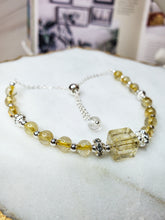 이미지를 갤러리 뷰어에 로드 , Golden Rutilated Bracelet