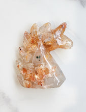 Load image into Gallery viewer, Flower Agate Unicorn - small 006