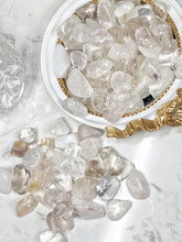 이미지를 갤러리 뷰어에 로드 , Clear Quartz with Inclusion Tumbled Stones Pack