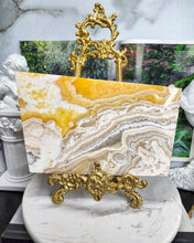 이미지를 갤러리 뷰어에 로드 , Orange Calcite Slab - 1.02kg