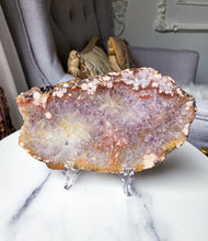 이미지를 갤러리 뷰어에 로드 , Amethyst Flower Agate Slice - 603g #C5