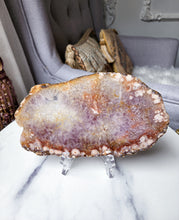 이미지를 갤러리 뷰어에 로드 , Amethyst Flower Agate Slice - 603g #C5