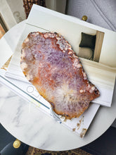 이미지를 갤러리 뷰어에 로드 , Amethyst Flower Agate Slice - 507g #C3
