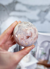이미지를 갤러리 뷰어에 로드 , Pink Amethyst Flower Sphere - 256g #W4