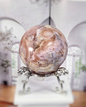 이미지를 갤러리 뷰어에 로드 , Amethyst Flower Agate Sphere - 423g #1
