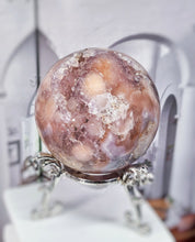 이미지를 갤러리 뷰어에 로드 , Amethyst Flower Agate Sphere - 423g #1