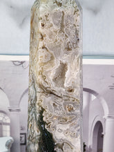 將圖片載入圖庫檢視器 Tall Moss Agate Tower - 1.86kg #6