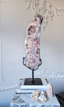 이미지를 갤러리 뷰어에 로드 , Pink Amethyst Slab on stand - 4.25kg #56