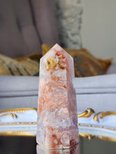將圖片載入圖庫檢視器 Pink Amethyst Flower Agate Tower - small 116g #18