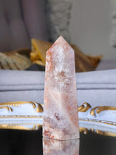 將圖片載入圖庫檢視器 Pink Amethyst Flower Agate Tower - small 116g #18