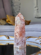 將圖片載入圖庫檢視器 Pink Amethyst Flower Agate Tower - small 116g #18