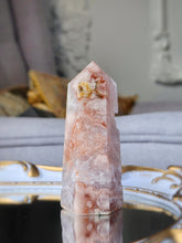 將圖片載入圖庫檢視器 Pink Amethyst Flower Agate Tower - small 116g #18